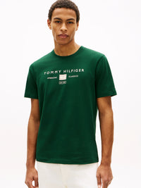 An image of the Tommy Hilfiger Brand Love Mono Stack Tee