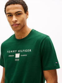 An image of the Tommy Hilfiger Brand Love Mono Stack Tee