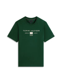 An image of the Tommy Hilfiger Brand Love Mono Stack Tee