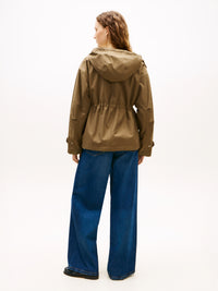 An image of the Tommy Hilfiger Cotton Nylon Utility Short Parka