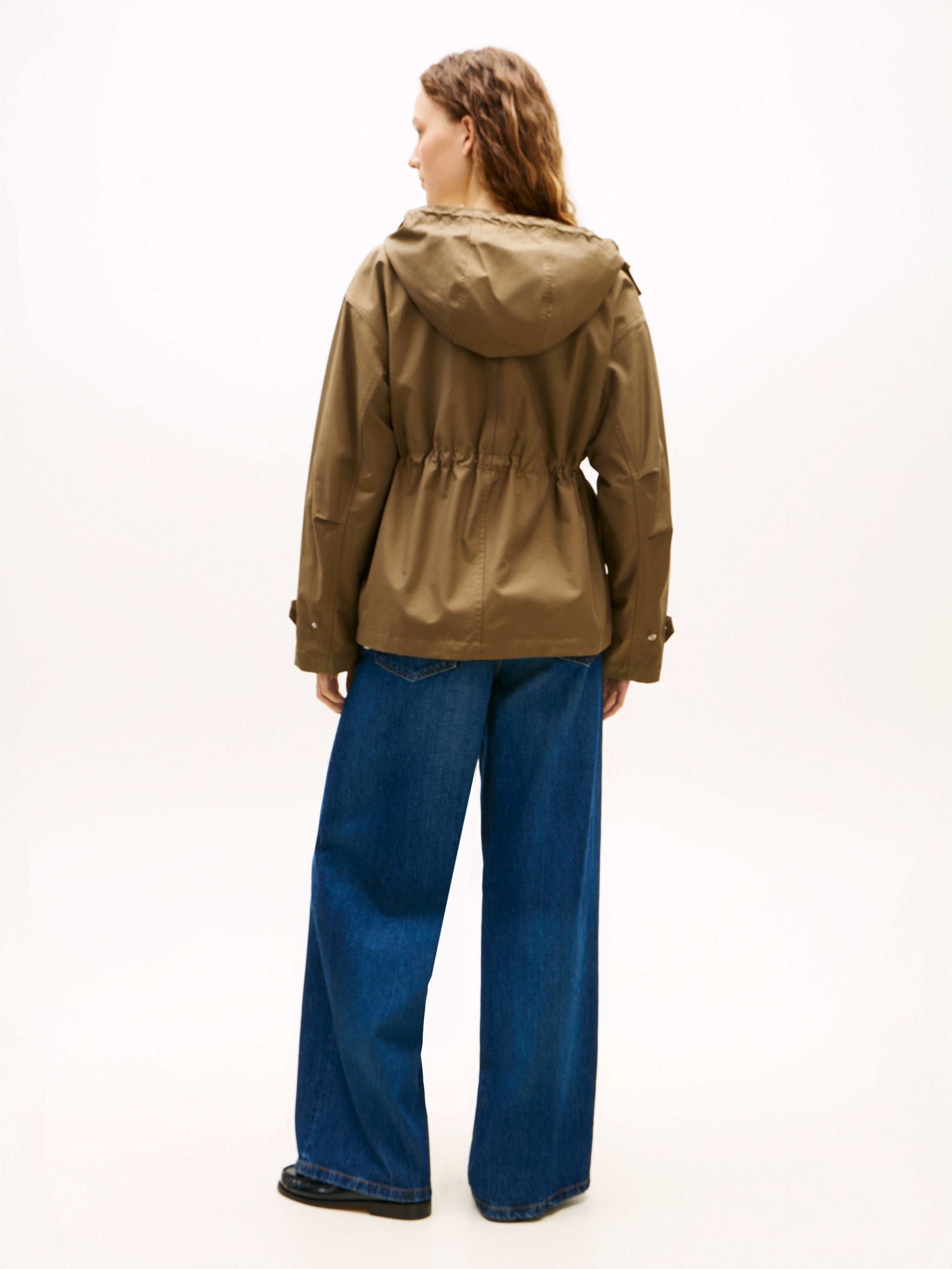 An image of the Tommy Hilfiger Cotton Nylon Utility Short Parka