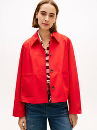 An image of the Tommy Hilfiger Cotton Short Jacket