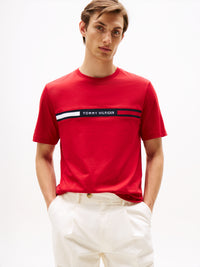 An image of the Tommy Hilfiger Hilfiger Chest Insert Tee