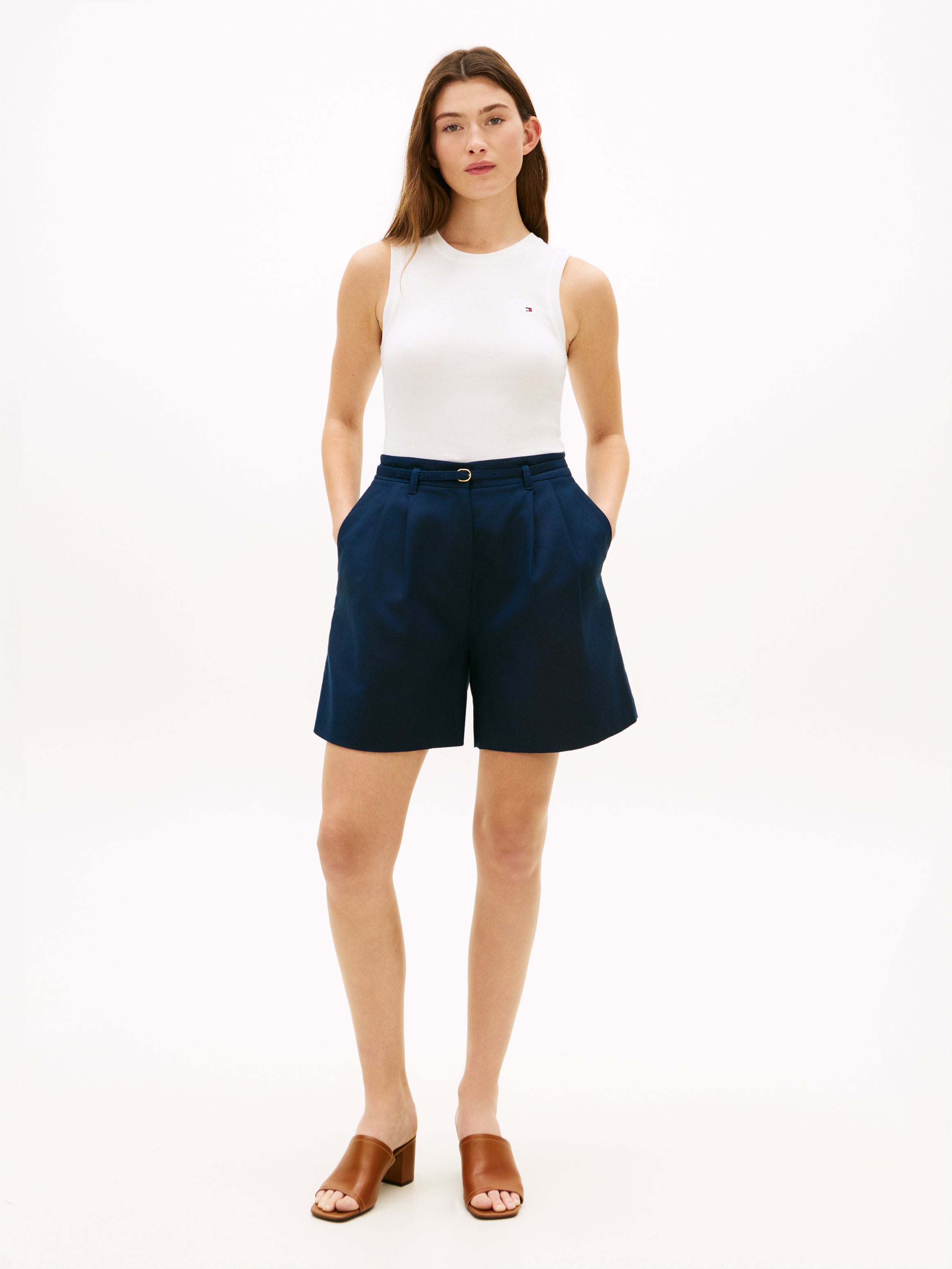 An image of the Tommy Hilfiger Slim Cody Crew Neck Tank Top