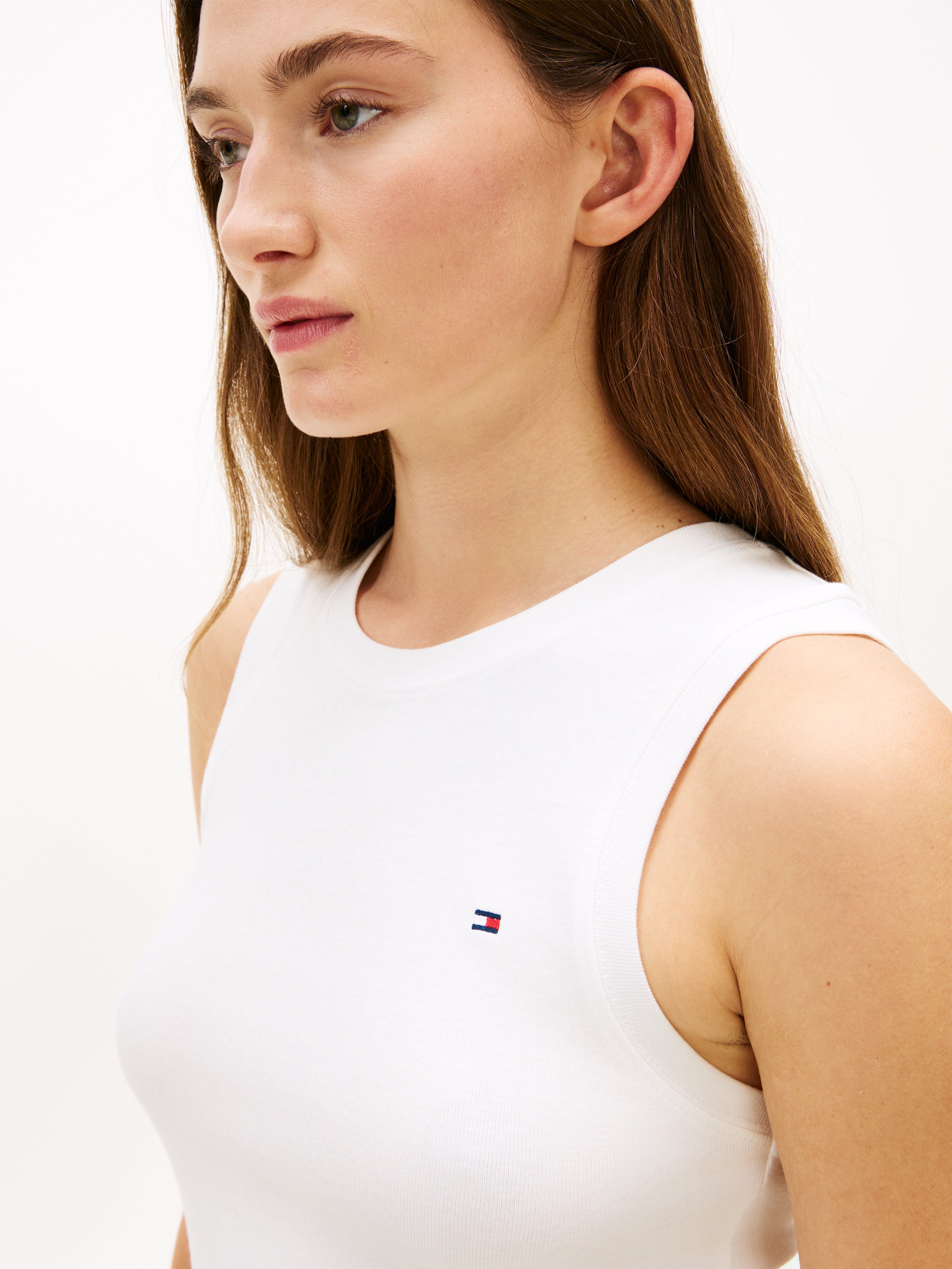 An image of the Tommy Hilfiger Slim Cody Crew Neck Tank Top
