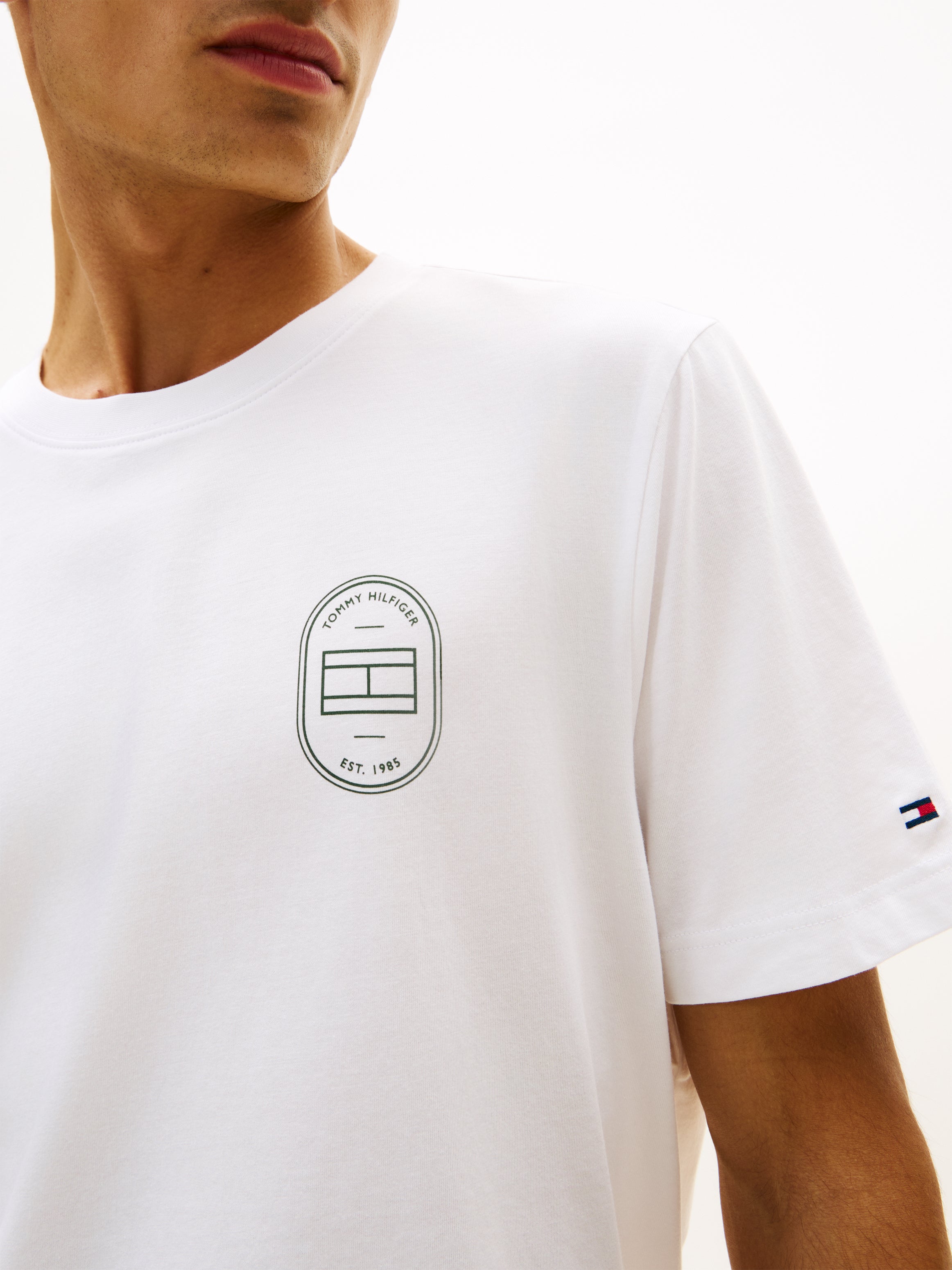 An image of the Tommy Hilfiger Brand Love Roundel Tee