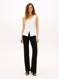 An image of the Tommy Hilfiger Linen Blend Vest