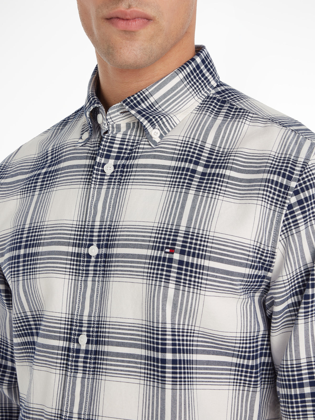 An image of the Tommy Hilfiger Heritage Oxford Check Shirt
