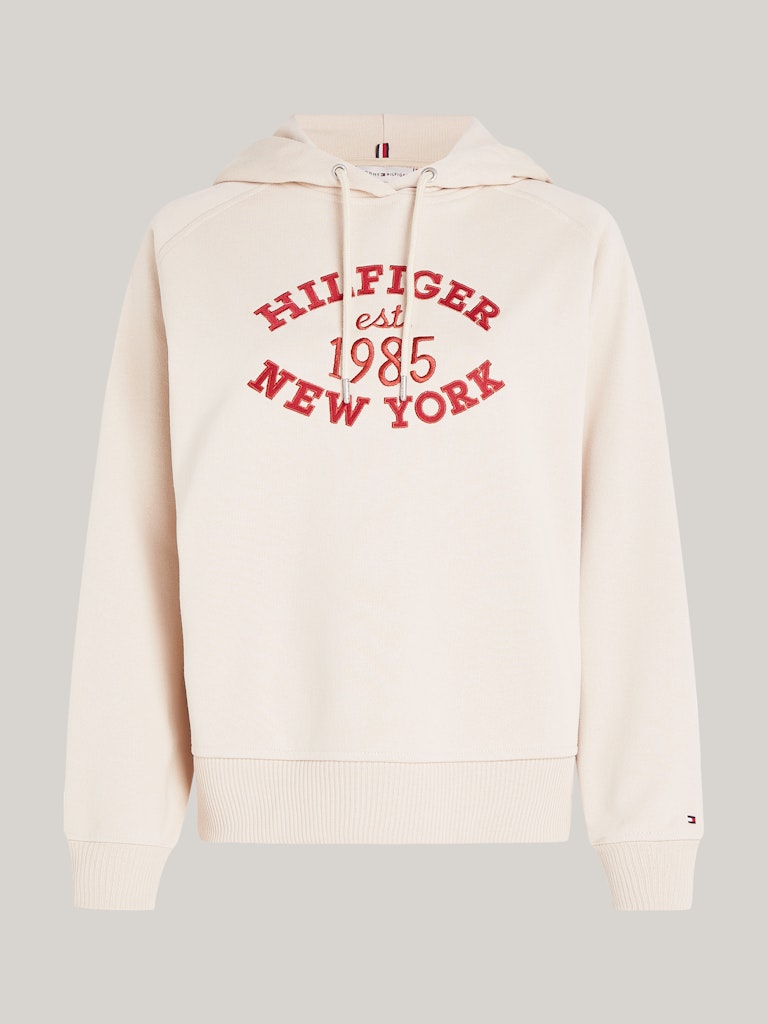 An image of the Tommy Hilfiger Varsity Logo Embroidery Hoodie