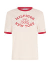 An image of the Tommy Hilfiger Varsity Logo Contrast Trim T-Shirt