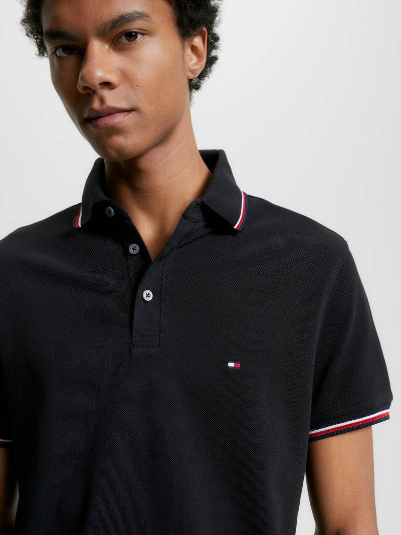An image of the Tommy Hilfiger 1985 Collection Tipped Slim Fit Polo