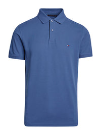 An image of the Tommy Hilfiger Tipped Placket Flag Embroidery Polo