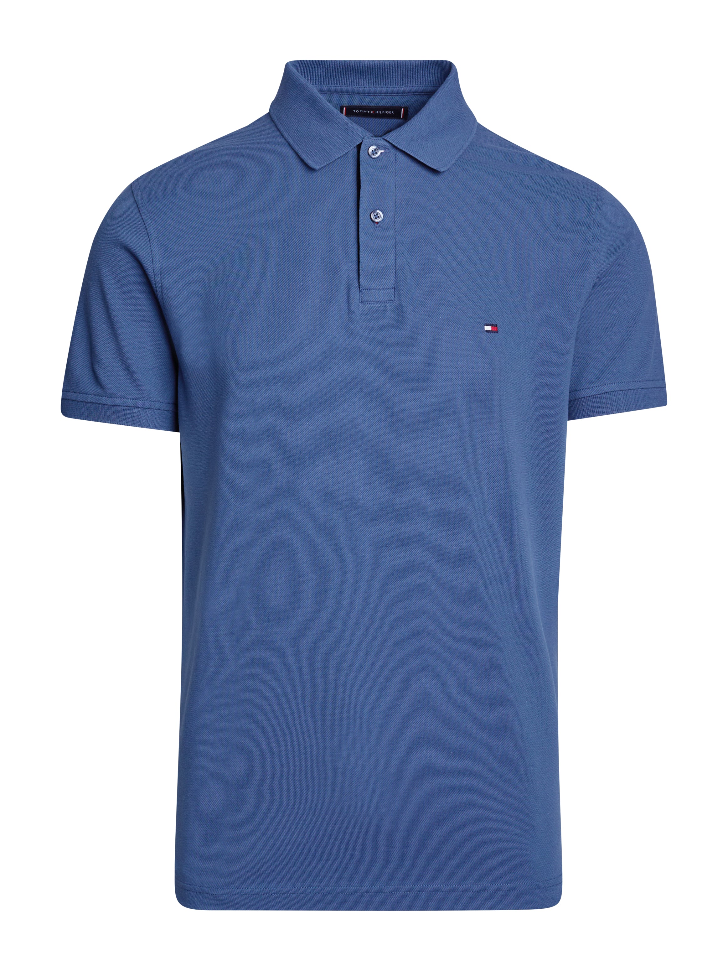 An image of the Tommy Hilfiger Tipped Placket Flag Embroidery Polo