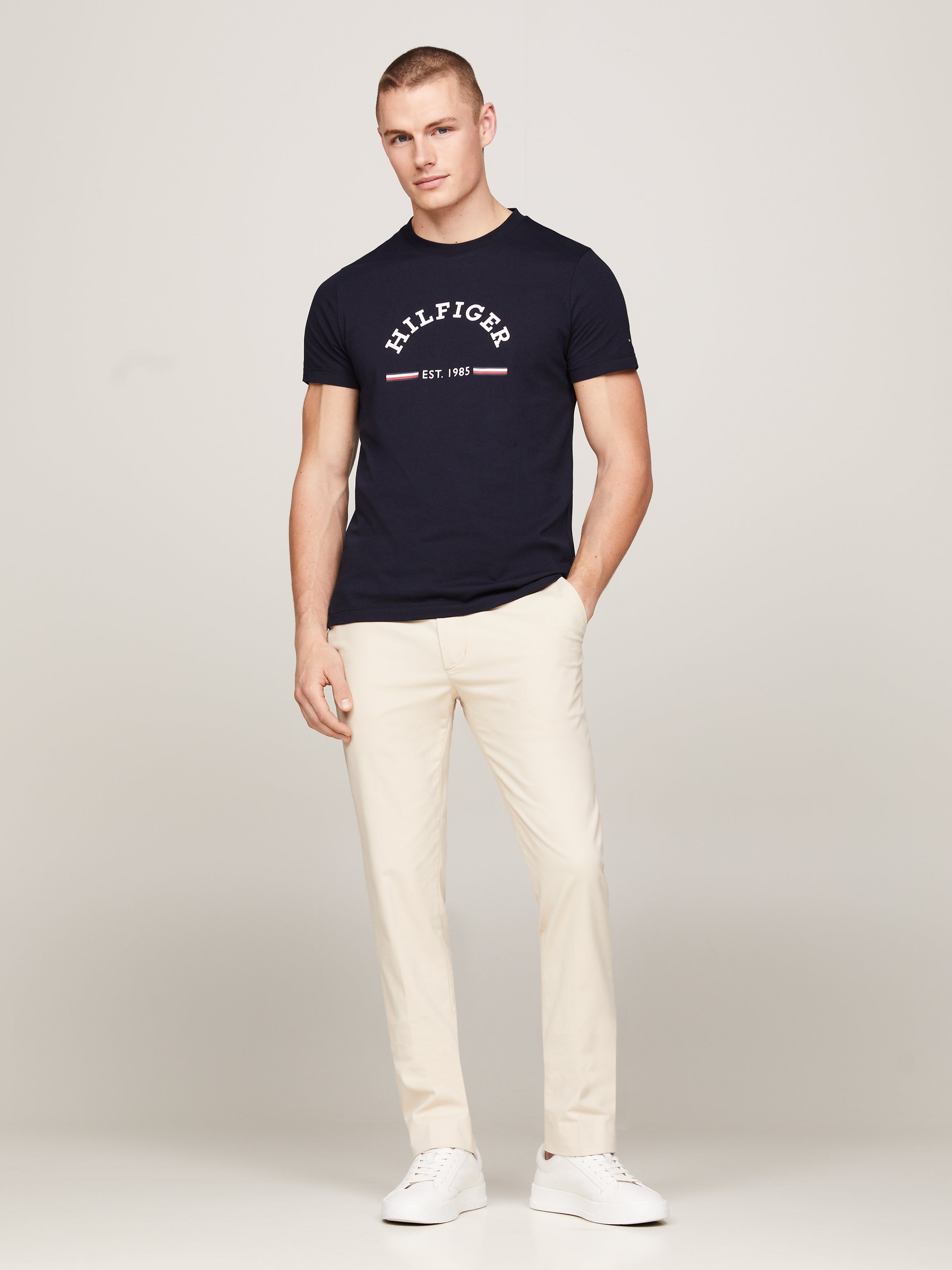 An image of the Tommy Hilfiger Logo Slim Fit T-Shirt