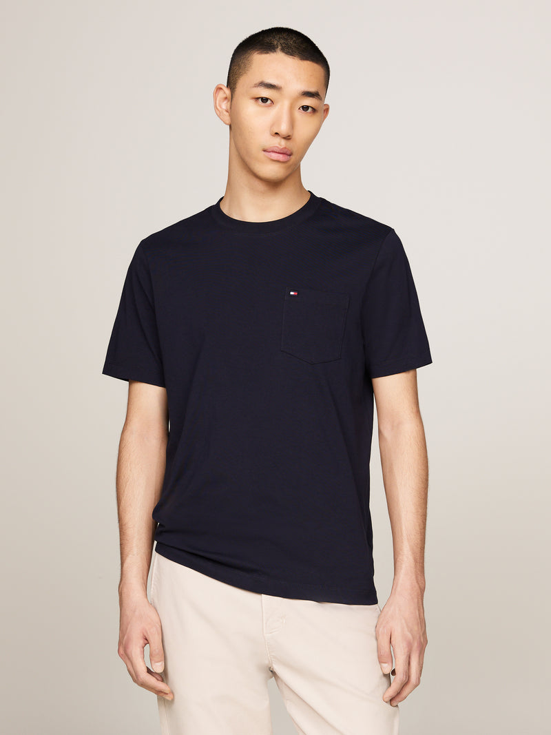 An image of the Tommy Hilfiger Crew Neck Patch Pocket T-Shirt