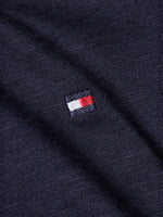 An image of the Tommy Hilfiger 1985 Slim Slub Open Neck Top