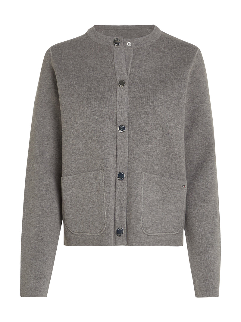 An image of the Tommy Hilfiger Jersey Reversible Cardigan