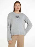 An image of the Tommy Hilfiger Varsity Graphic Crew Neck Sweater