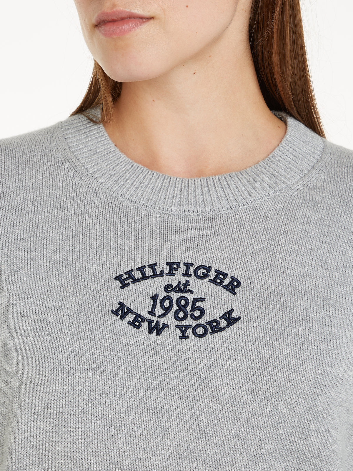 An image of the Tommy Hilfiger Varsity Graphic Crew Neck Sweater