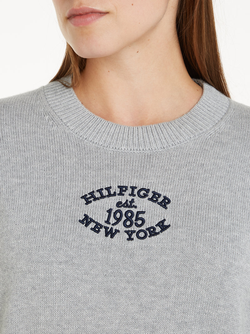 An image of the Tommy Hilfiger Varsity Graphic Crew Neck Sweater