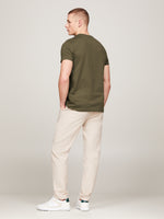 An image of the Tommy Hilfiger Logo Embroidery Slim Fit T-Shirt