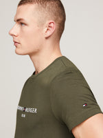 An image of the Tommy Hilfiger Logo Embroidery Slim Fit T-Shirt