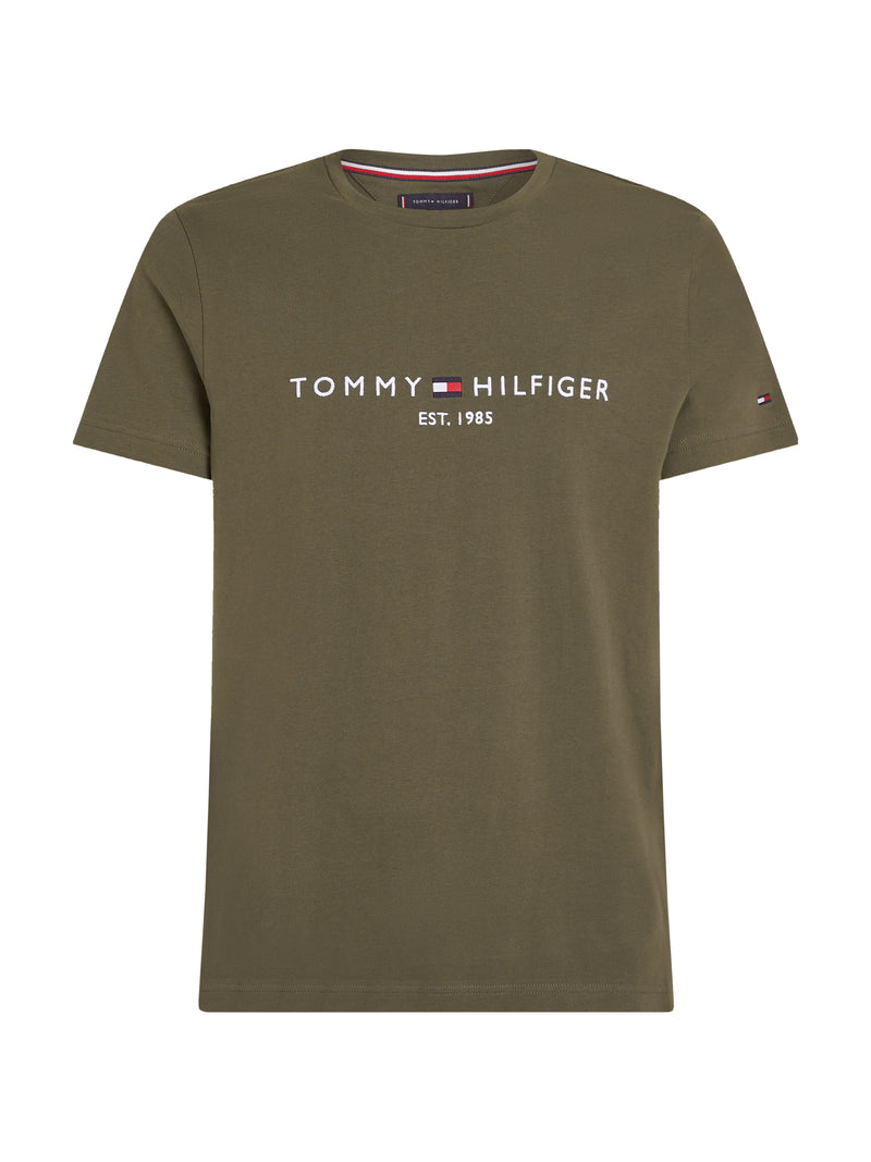 An image of the Tommy Hilfiger Logo Embroidery Slim Fit T-Shirt