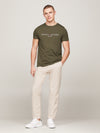 An image of the Tommy Hilfiger Logo Embroidery Slim Fit T-Shirt