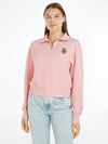 An image of the Tommy Hilfiger Script 1/2 Zip Sweater
