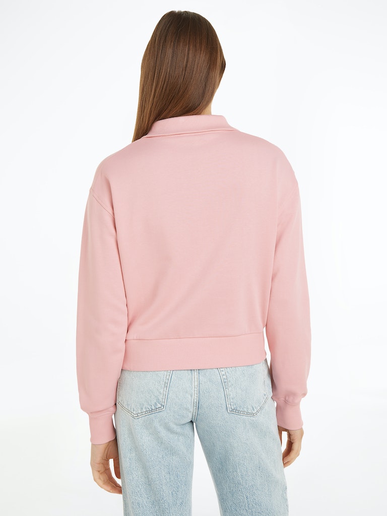 An image of the Tommy Hilfiger Script 1/2 Zip Sweater