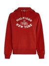 An image of the Tommy Hilfiger Varsity Logo Embroidery Hoodie