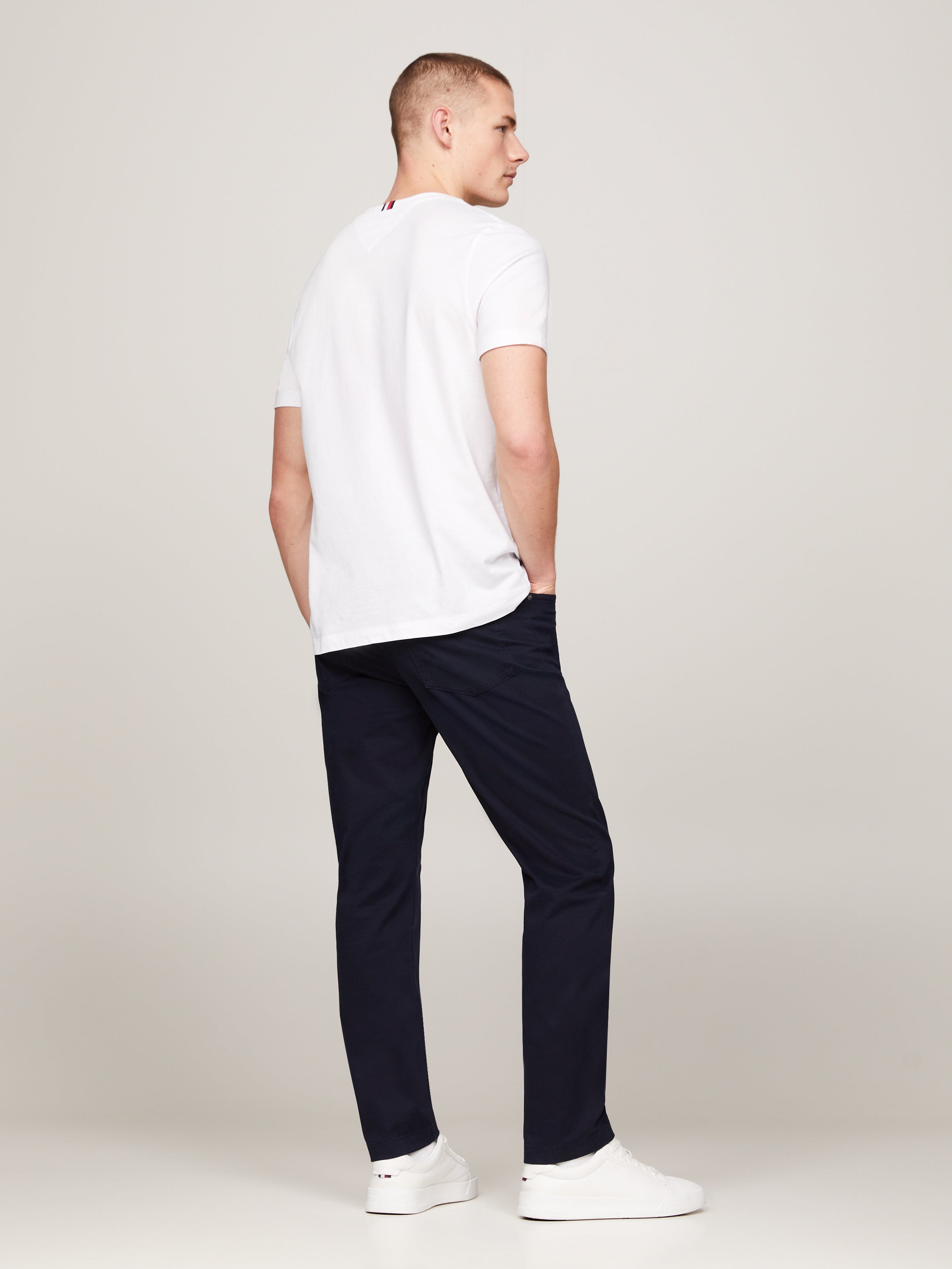 An image of the Tommy Hilfiger Crew Neck Patch Pocket T-Shirt
