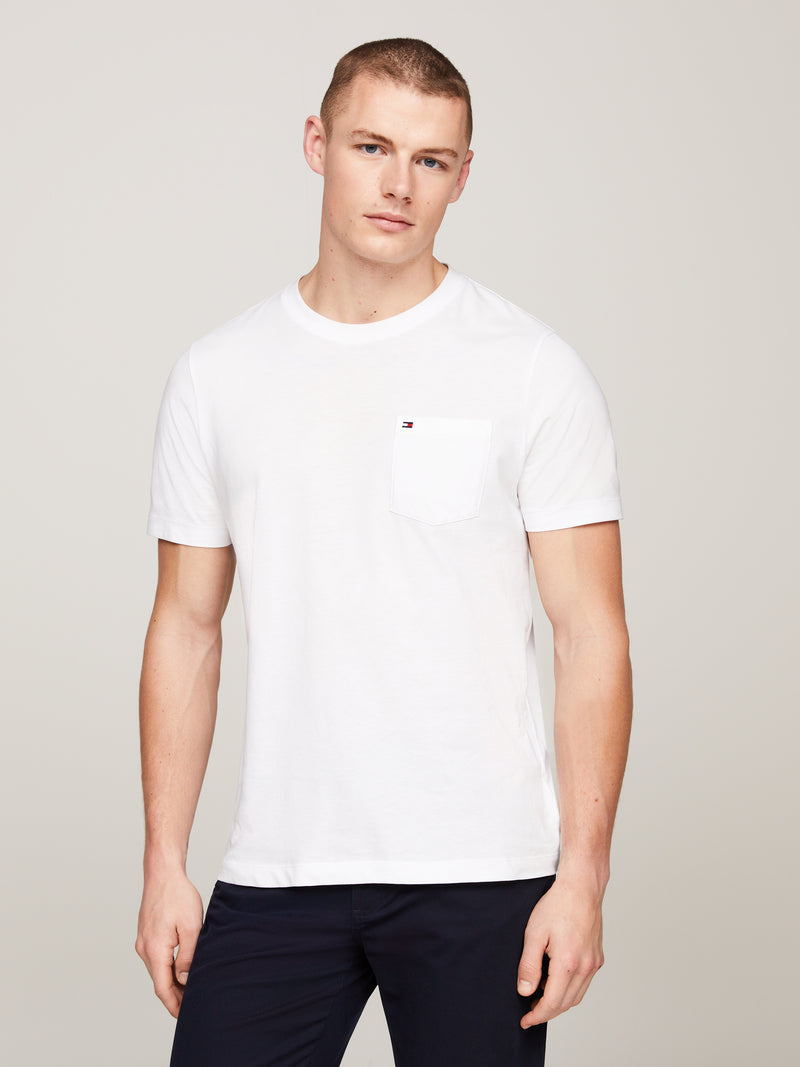 An image of the Tommy Hilfiger Crew Neck Patch Pocket T-Shirt