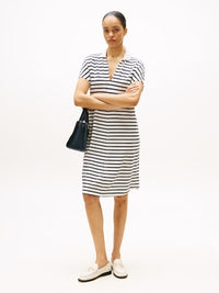 An image of the Tommy Hilfiger Fit And Flare Midi Polo Dress