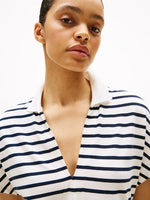 An image of the Tommy Hilfiger Fit And Flare Midi Polo Dress