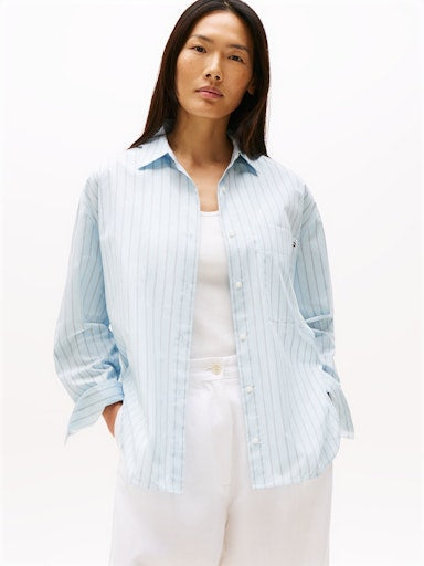 An image of the Tommy Hilfiger Oversized Fit Poplin Shirt