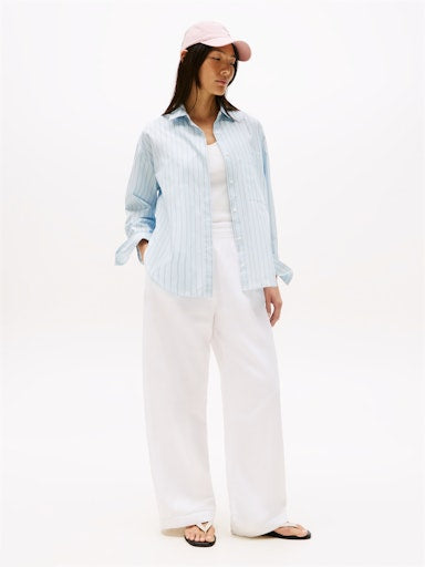 An image of the Tommy Hilfiger Oversized Fit Poplin Shirt