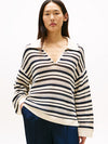 An image of the Tommy Hilfiger Crochet Polo Sweatshirt