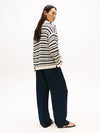 An image of the Tommy Hilfiger Crochet Polo Sweatshirt
