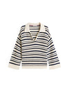An image of the Tommy Hilfiger Crochet Polo Sweatshirt