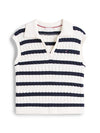 An image of the Tommy Hilfiger Cable Knit Polo Vest