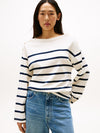 An image of the Tommy Hilfiger Boat Neck Long Sleeve Top