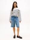 An image of the Tommy Hilfiger Boat Neck Long Sleeve Top