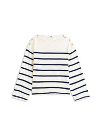 An image of the Tommy Hilfiger Boat Neck Long Sleeve Top