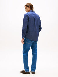 An image of the Tommy Hilfiger Flex Poplin Fake Solid Shirt