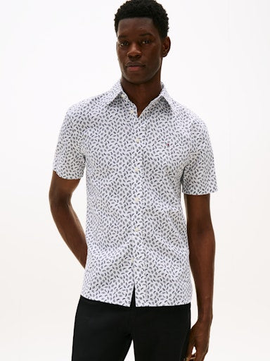 An image of the Tommy Hilfiger Linen Blend Shirt