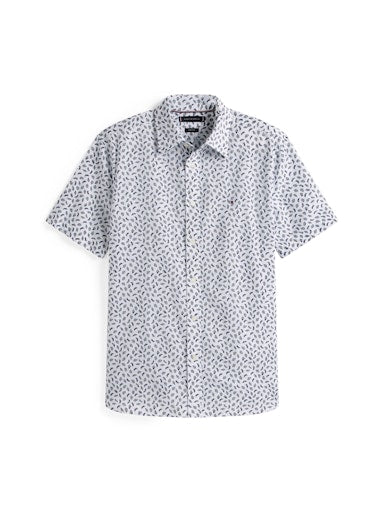 An image of the Tommy Hilfiger Linen Blend Shirt