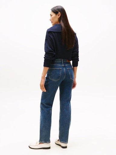 An image of the Tommy Hilfiger Mid Rise Straight Leg Jeans