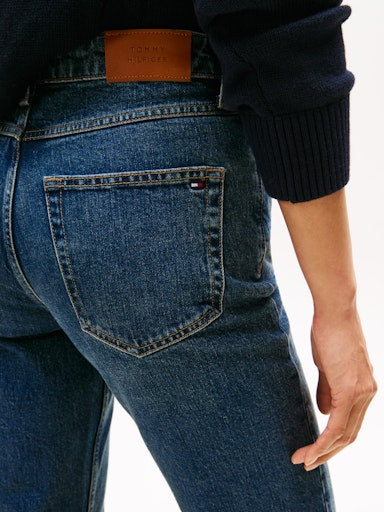 An image of the Tommy Hilfiger Mid Rise Straight Leg Jeans