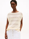 An image of the Tommy Hilfiger Crochet Jumper